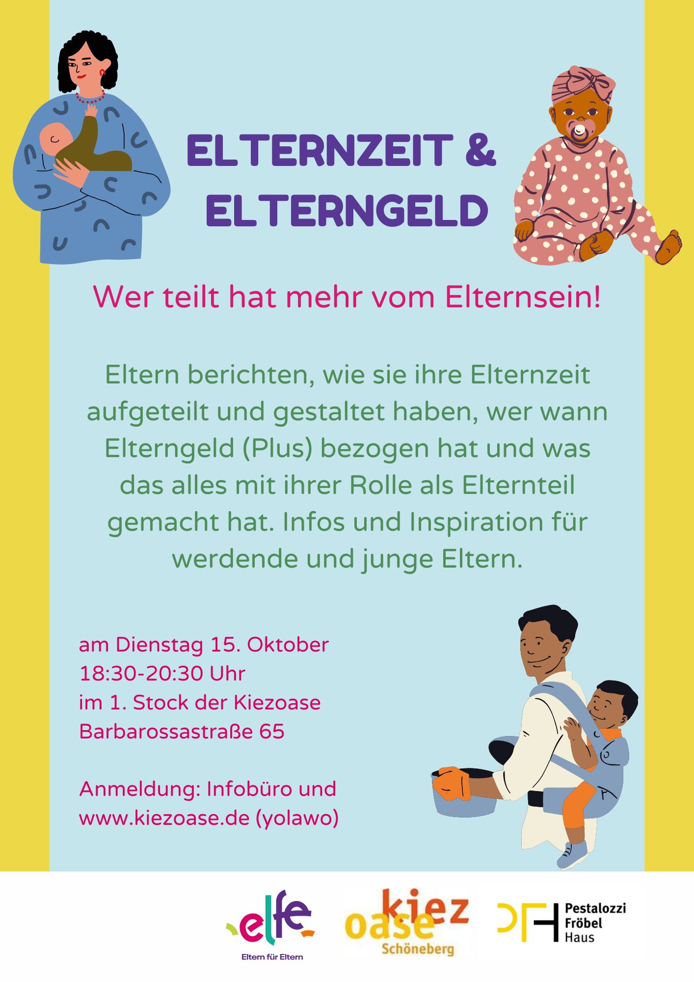 Elternzeit & Elterngeld – Wer teilt hat mehr vom Elternsein